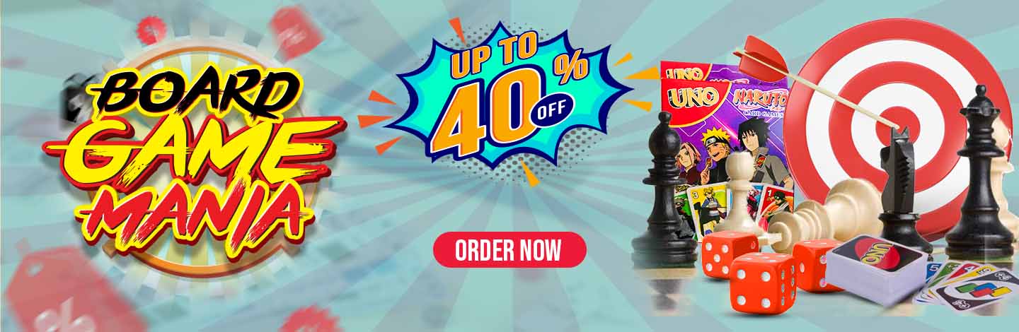 BOARD GAMES MANIA (40% DISCOUNTS ON BOARD GAMES)